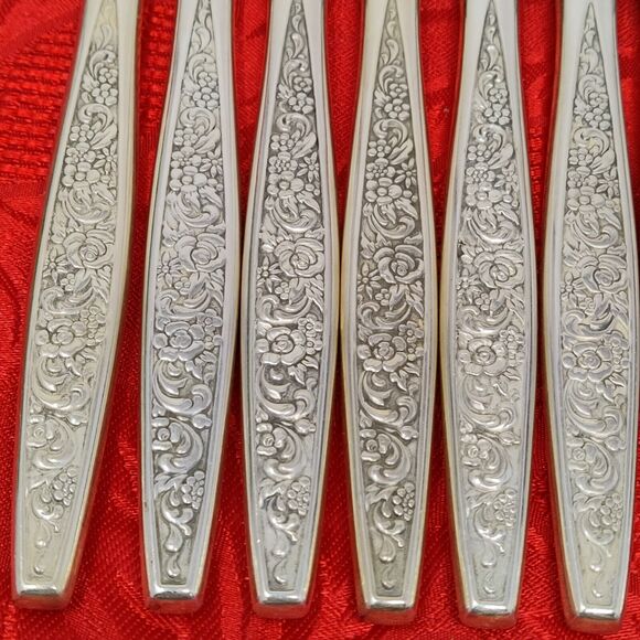 9X ONEIDA Community Silverplate Tangier 9 Butter Dinner Knives 9" - Picture 7 of 10